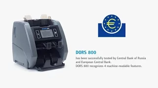 DORS 800  two-pocket banknote counter