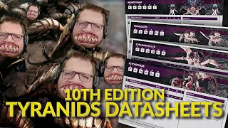 ALL TYRANID DATASHEETS - 10th Edition Warhammer 40k Rules