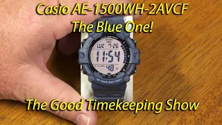 FIVE Versions of the Casio AE1500, Featuring the Blue One