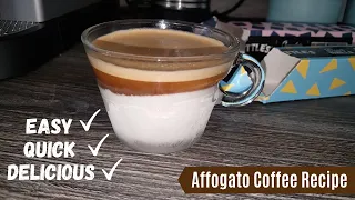 How to Make an Affogato Coffee Nespresso Style | Vanilla Affogato Coffee Recipe | Nespresso Recipes