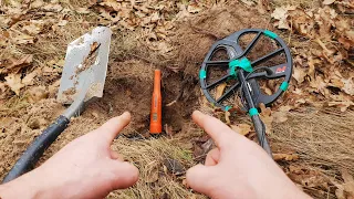 Searching with a metal detector - Found a secret place with a very old find