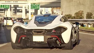 【大黒PA】スーパーカー加速サウンド／Supercars sound in Japan. Aventador, F12, P1, more! #スーパーカー #フェラーリ #ランボルギーニ