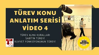 Türev Konu Anlatım Serisi Video 4 (Türev Alma Kuralları)