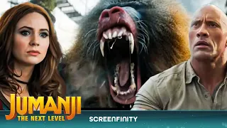 Mandril Attack!! | Dwayne Johnson Action Movie | Jumanji: The Next Level | Screenfinity