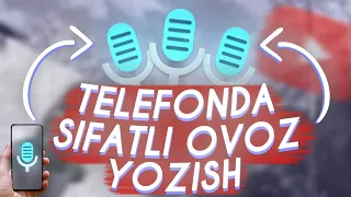 📲 TELEFONDA CHOTKI OVOZ YOZISH / CHIROYLI OVOZ YOZISH #OVOZ #SIFATLIOVOZ #TELEFON #H-QI MP3 RECORDE