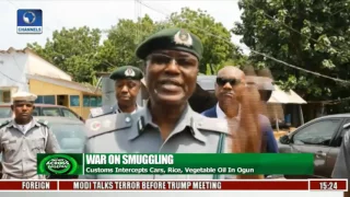 War On Smuggling: Customs Intercepts Cars, Rice, Vegetable Oil In Ogun