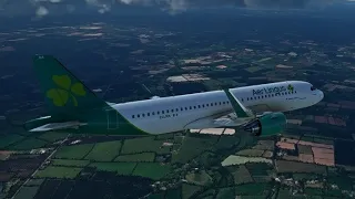 MSFS 2020 | ULTRA Realistic 4K | Dusseldorf - Dublin | Full Flight | Aer Lingus A320