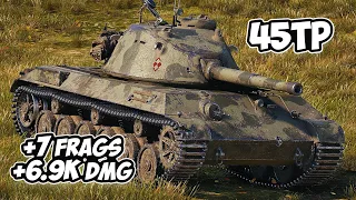 45TP - 7 Frags 6.9K Damage - The kid and the Kolobanov medal! - World Of Tanks