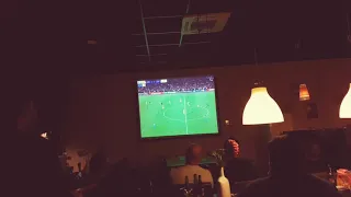 Ajax fans counting down and reacting to Tottenham last minute losing goal CL semi-final