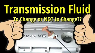 Should we change the transmission fluid when it's A DARK color?