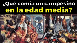 Así era la dieta de un campesino en la Edad Media