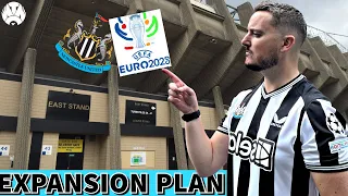 East Stand EXTENSION Plan To Make St. James’ Park 2nd BIGGEST Stadium In England For Euro 2028!!