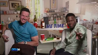 Me Time's Kevin Hart & Mark Wahlberg Do Impressions of Each Other & It's Funnier Than You Imagined