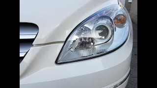 How to replace the low-beam headlight bulb - Mercedes A/B-class (w169/245)