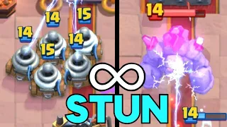 I achieved infinite stun in Clash Royale