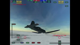 Testing out the f4u1 corsair Gunship Sequel WW2