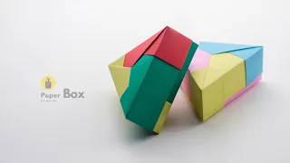 Origami Triangle Box - How To Make Origami Box - DIY