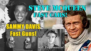 Steve McQueen drives! Sammy Davis draws! Cowboys and Cars! King of Cool rides with Tim Considine!