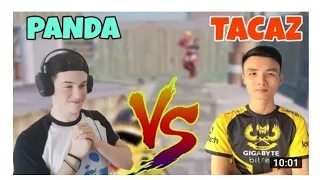 TACAZ vs PANDA PUBG | 1vs1 TDM FIGHT WIHT DUPLICATE TACAZ in PANDA | PUBG MOBILE