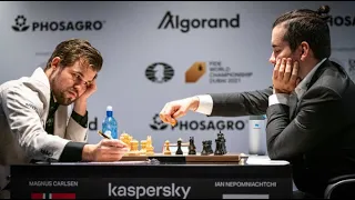 INCREDIBLE GAME!! Carlsen vs Nepomniachtchi || World Chess Championship 2021 - R8