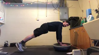 Dante's Bosu workout