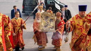 Принесение Тихвинской иконы Божией Матери в Храм Христа Спасителя г. Москвы