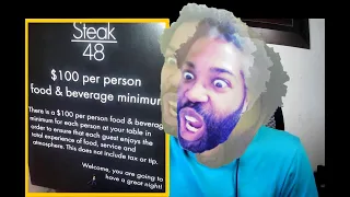 Is Steak48's $100 minimum RACIST?