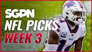 NFL Picks Week 3 - NFL Predictions 9/25/22 - Sports Gambling Podcast - NFL Predictions Week 3