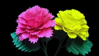 DIY। Beautiful Flowers Making With Paper। How to Make Paper Flowers। কাগজের ফুল বানানো। Paper Craft