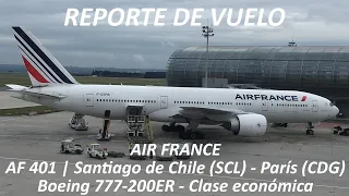 Air France AF 401 | Santiago de Chile (SCL) - París (CDG)