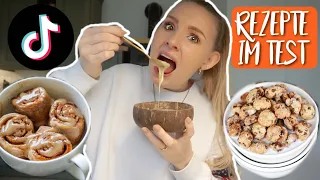 OHA 😋 VIRALE TIK TOK REZEPTE im LIVE TEST! Cinnamon Mug Cake, Avocado Pudding & MEHR!