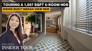 Touring Bukit Merah View HDB + Modern Spacious 1,507 Sqft Unit Tour