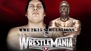 Andre the Giant Battle Royale Wrestlemania 31 - WWE 2K15 Simulation