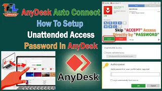 AnyDesk Auto Connect || How To Setup Unattended Access Password in AnyDesk