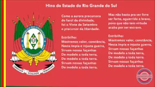 Hino do Estado do Rio Grande do Sul | Hino Rio-Grandense