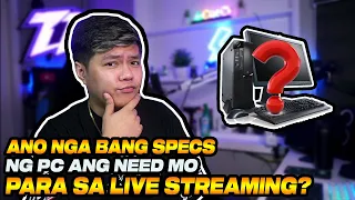 What Specs Do You NEED For A Live Streaming PC? - BossLucio