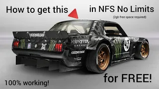 How to get FREE Ford Mustang Hoonicorn in NFS No Limits! (2gb free space required)