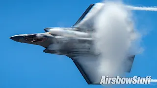 F-35 Lightning II Demo - Nice Vapor! - NAS Key West Airshow 2023