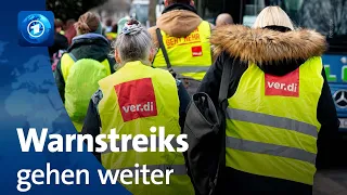 Vor dritter Tarifrunde: Erneut Warnstreiks im öffentlichen Dienst