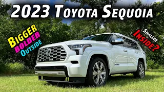 The 2023 Toyota Sequoia Is A Sharp Looking SUV With A Tiny Third Row