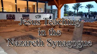 Jesus Teaching in the Nazareth Synagogue