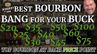 Best BOURBONS at EVERY PRICE! Getting the MOST VALUE for your MONEY!