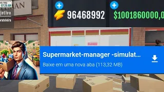 NOVA ATUALIZAÇÃO D0 SUPERMARKET SIMULATOR APK MOD COM ENERGIA E DINHEIRO INFINITO