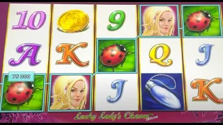 I bet $10 and hit 4 JACKPOT HANDPAYs on Lucky Lady Charm Deluxe