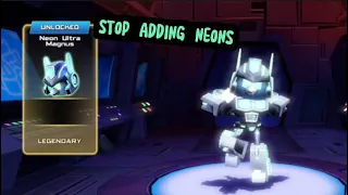 Angry birds transformers S2 E8: Neon Ultra Magnus unlocked!