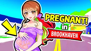 I PRETENDED to be PREGNANT in Brookhaven RP!
