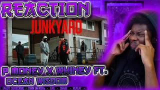 MASTERCLASS🔥🧑🏽‍🎓 | P Money x Whiney ft Ocean Wisdom - Junkyard [Music Video] [REACTION]