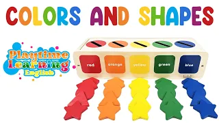 Learn Shapes & Colors: Educational Toddler Learning Toys Video for Kids #learncolors #learnshapes