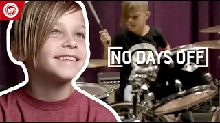 7-Year-Old Is STUNNING On The Drums | No Days Off