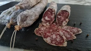 Salami selber machen, nach einem Original Rezept, Schritt für schritt Anleitung